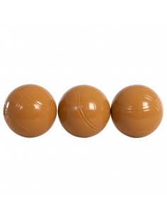 Juego de petanca profesional bronze (2 líneas)