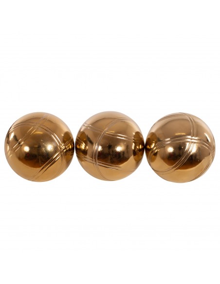 Juego de petanca profesional gold (2 líneas)