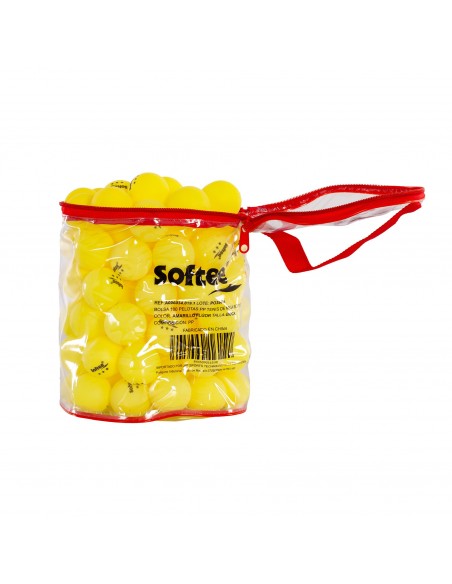 Bolsa 100 pelotas pp tenis de mesa softee