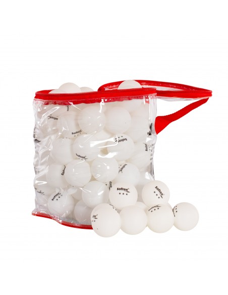 Bolsa 100 pelotas pp tenis de mesa softee