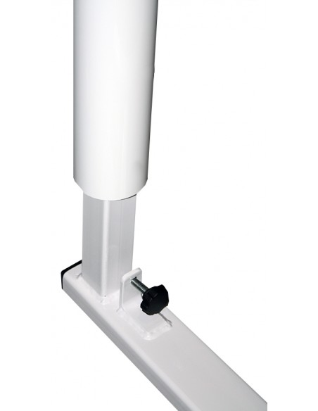 Juego de 2 postes bádminton aluminio deluxe tubo 90mm