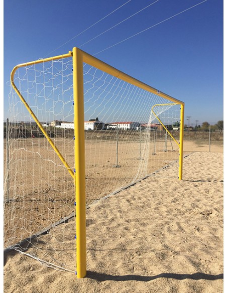 Juego porterías fútbol-playa metálicas 100mm
