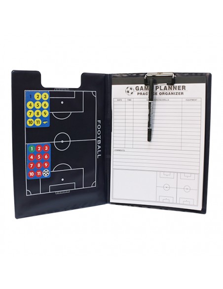 Carpeta táctica profesional a4 fútbol
