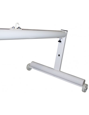 Juego de 2 postes bádminton aluminio deluxe tubo 90mm