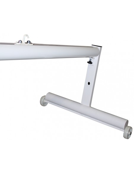 Juego de 2 postes bádminton aluminio deluxe tubo 90mm