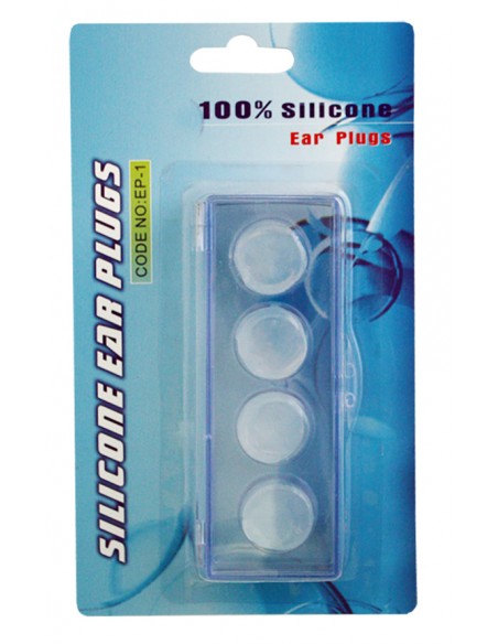 Juego 4 unidades tapones oído silicona
