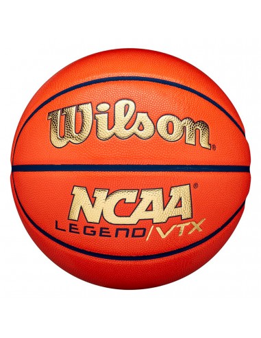 Balón baloncesto wilson ncaa legend vtx bskt orange/gold talla 7