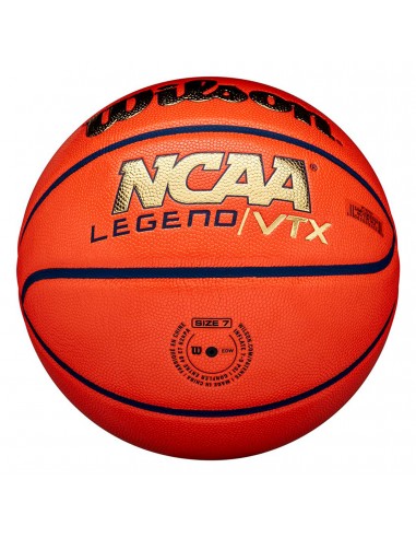 Balón baloncesto wilson ncaa legend vtx bskt orange/gold talla 7