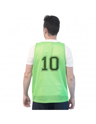 Set 5 petos softee numerados del 6 al 10