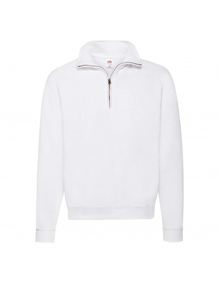 Sudadera fruit of the loom classic zip neck adulto