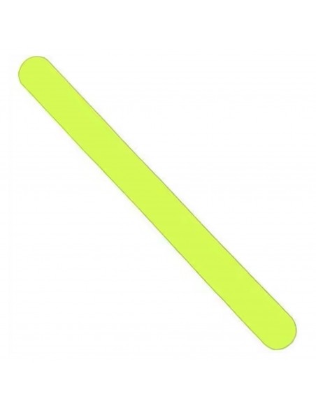 Protector de pala de pádel softee padel redondo amarillo flúor