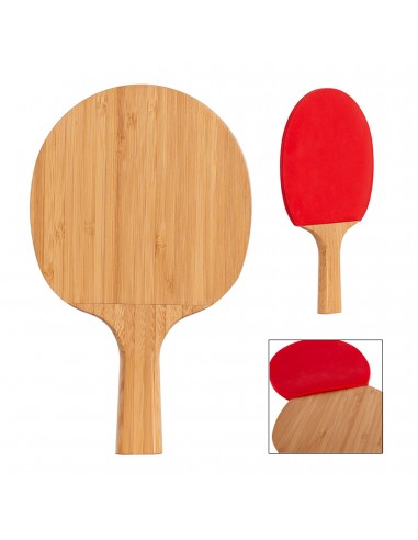Raqueta de tenis de mesa bambú