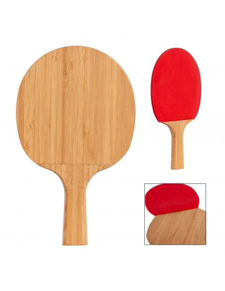 Raqueta de tenis de mesa bambú