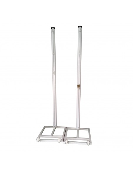 Juego postes voleibol trasladables aluminio ø 90mm