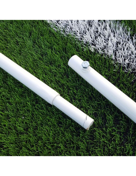 Juego de 2 bases porterías fútbol 7 para recogida de red