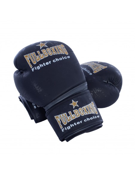 Par de guantes boxeo fullboxing piel natural ciclón