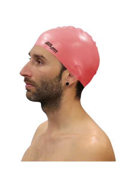 Lote 10 gorros natación silicona squba