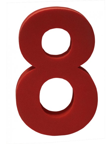Lote 5 minitapices numeros colores variados