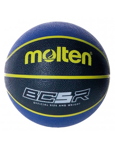 Balón molten baloncesto bcr2 talla 5 azul/negro