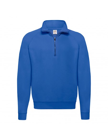 Sudadera fruit of the loom classic zip neck adulto