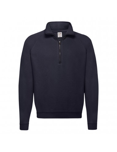 Sudadera fruit of the loom classic zip neck adulto