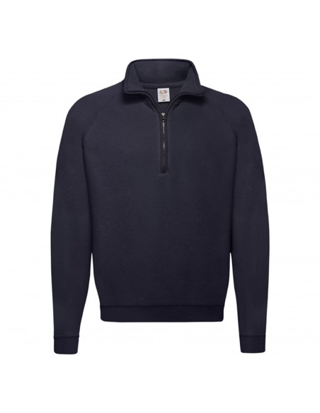 Sudadera fruit of the loom classic zip neck adulto