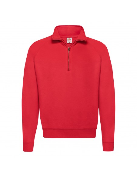 Sudadera fruit of the loom classic zip neck adulto
