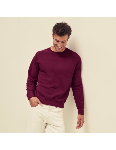Sudadera fruit of the loom classic raglan adulto