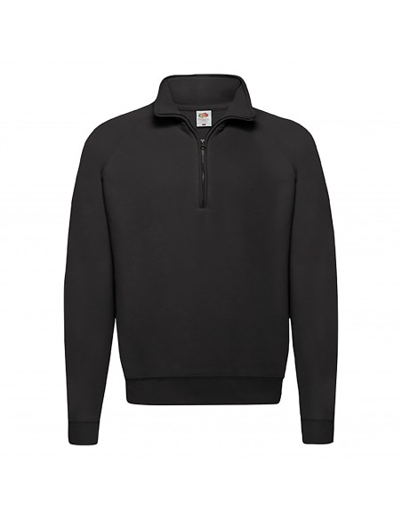 Sudadera fruit of the loom classic zip neck adulto