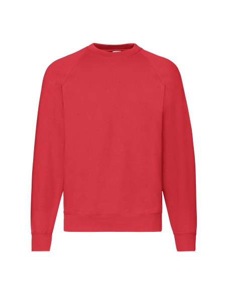 Sudadera fruit of the loom classic raglan adulto