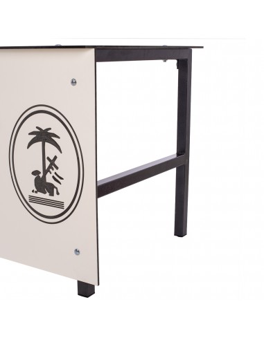 Mesa anotadores basic fenólico 8mm blanco personalizable