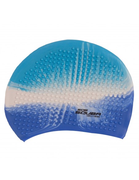 Gorro natación silicona squba bubble multicolor