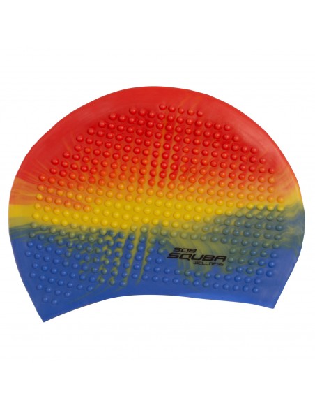 Gorro natación silicona squba bubble multicolor