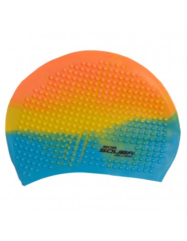 Gorro natación silicona squba bubble multicolor