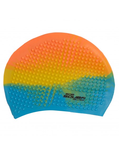 Gorro natación silicona squba bubble multicolor