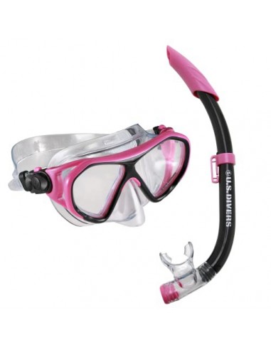 Set máscara u.s. divers combo dorado ii jr