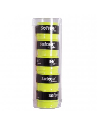 Pack 5 overgrips lisos softee tech