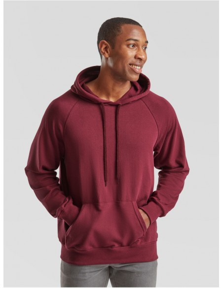 Sudadera fruit of the loom lightweight hooded sweat