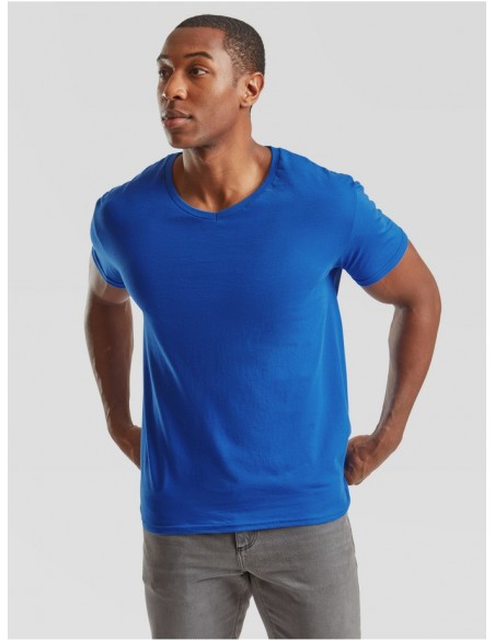 Camiseta fruit of the loom iconic 150 v-neck t