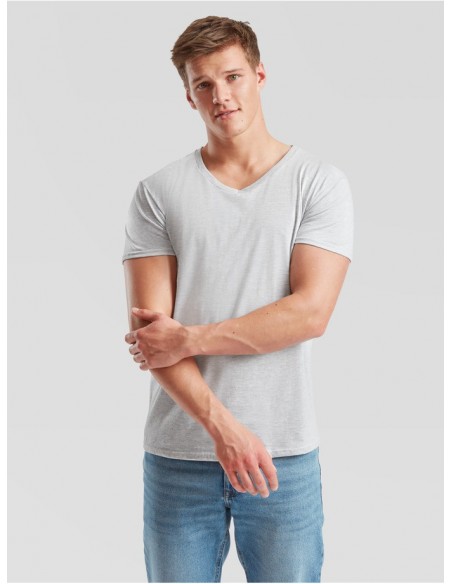 Camiseta fruit of the loom iconic 150 v-neck t