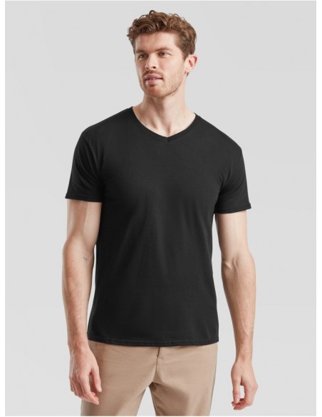 Camiseta fruit of the loom iconic 150 v-neck t