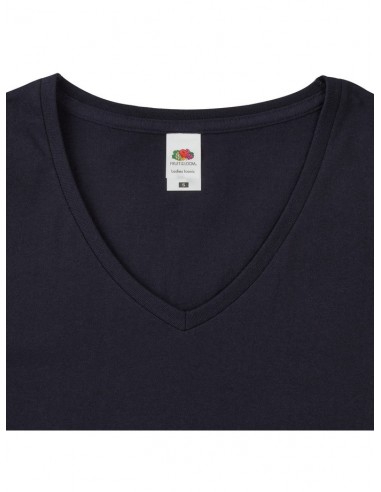 Camiseta fruit of the loom ladies iconic 150 v-neck t