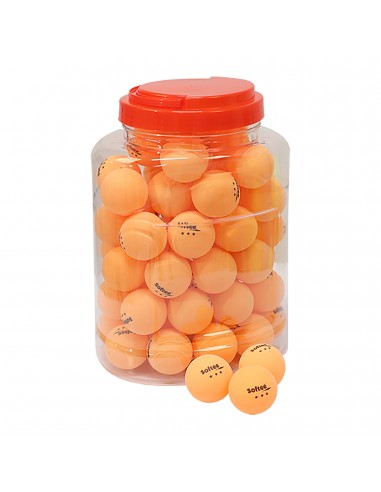 Tarro 60 pelotas tenis de mesa softee 40mm
