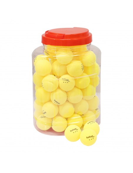 Tarro 60 pelotas tenis de mesa softee 40mm