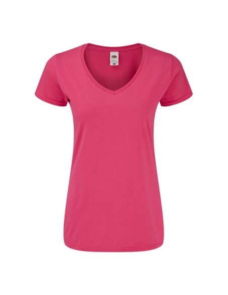Camiseta fruit of the loom ladies iconic 150 v-neck t