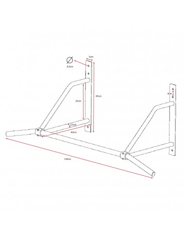 Soporte dominadas softee finisher