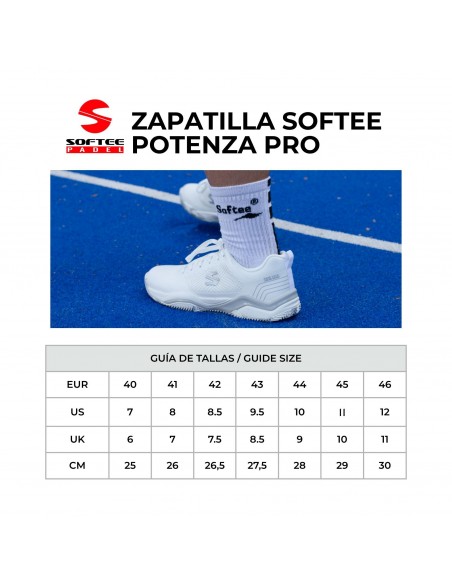 Zapatillas  pádel softee potenza pro