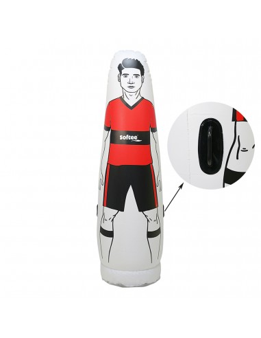 Jugador barrera hinchable rojo