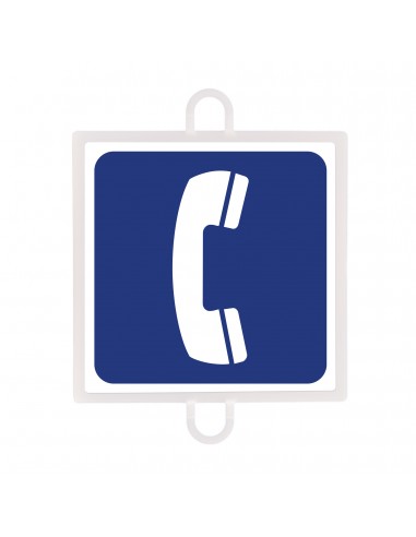 Panel de señalización tráfico de indicación nº 2 (teléfono)