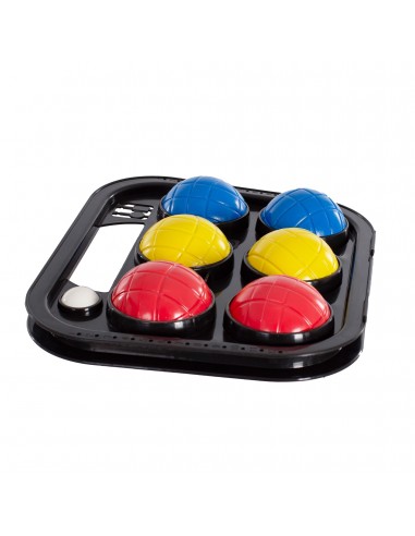 Juego 6 bolas petanca pvc